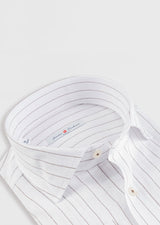 White - Brown Long Sleeve Shirt