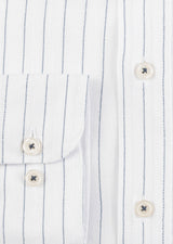 White - Navy Long Sleeve Shirt
