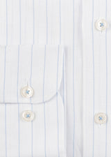 White - Blue Long Sleeve Shirt