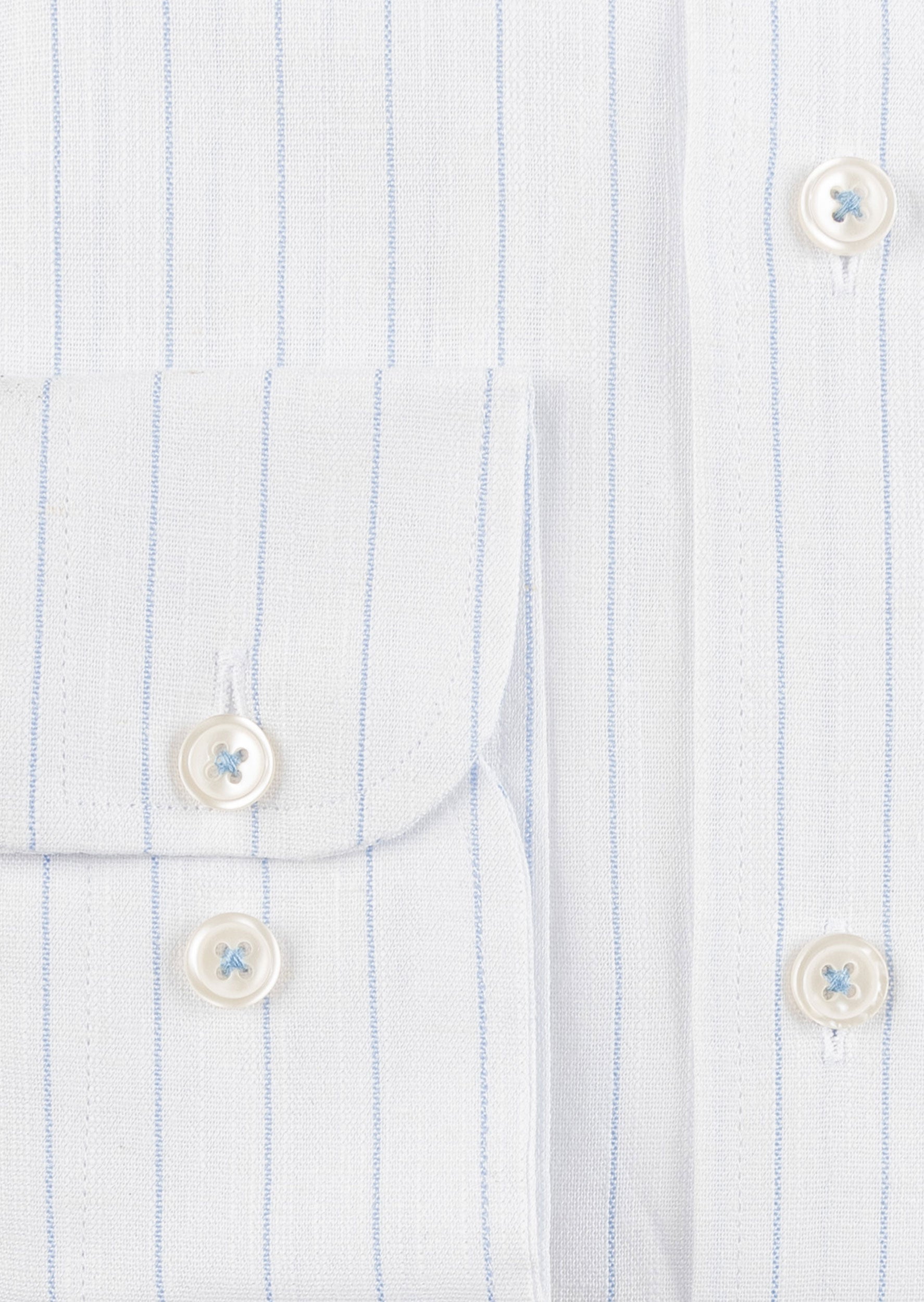 White - Blue Long Sleeve Shirt