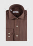 Brown - Navy Long Sleeve Shirt