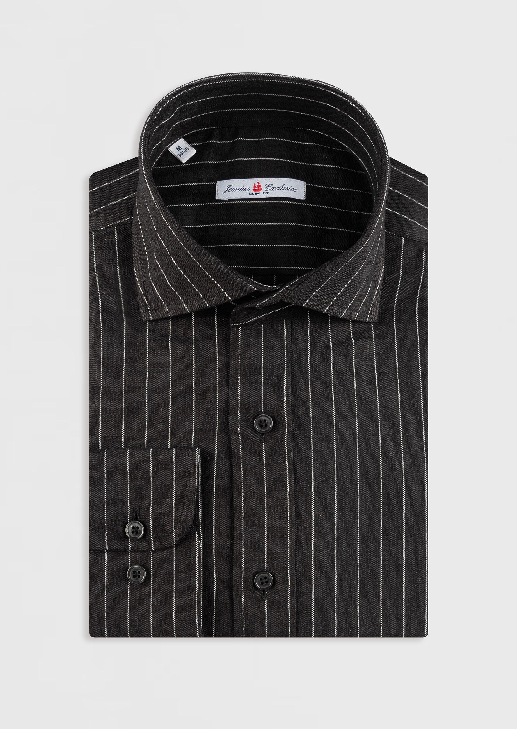 Black - White Long Sleeve Shirt