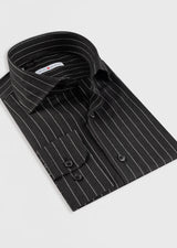 Black - White Long Sleeve Shirt