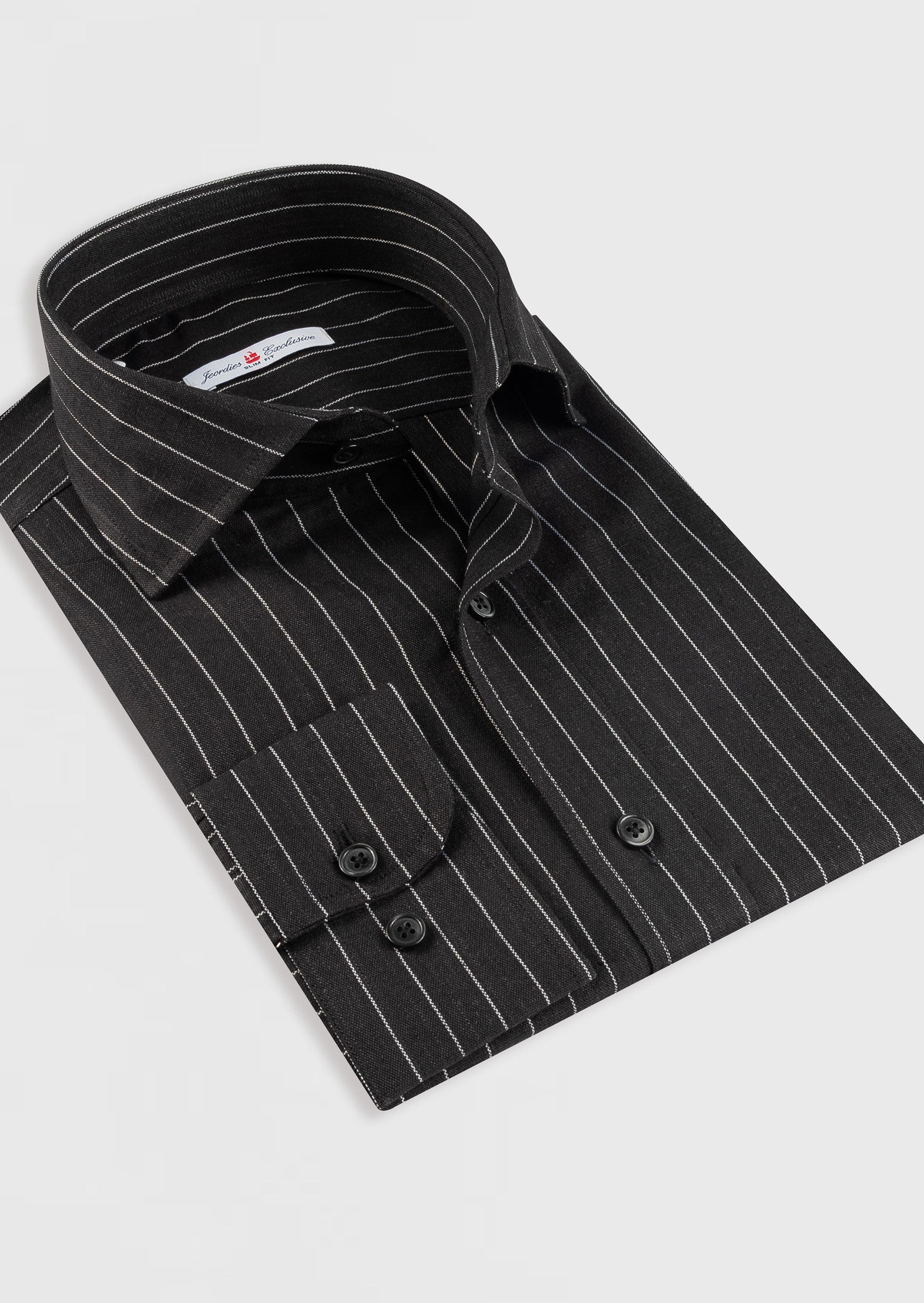 Black - White Long Sleeve Shirt