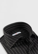 Black - White Long Sleeve Shirt