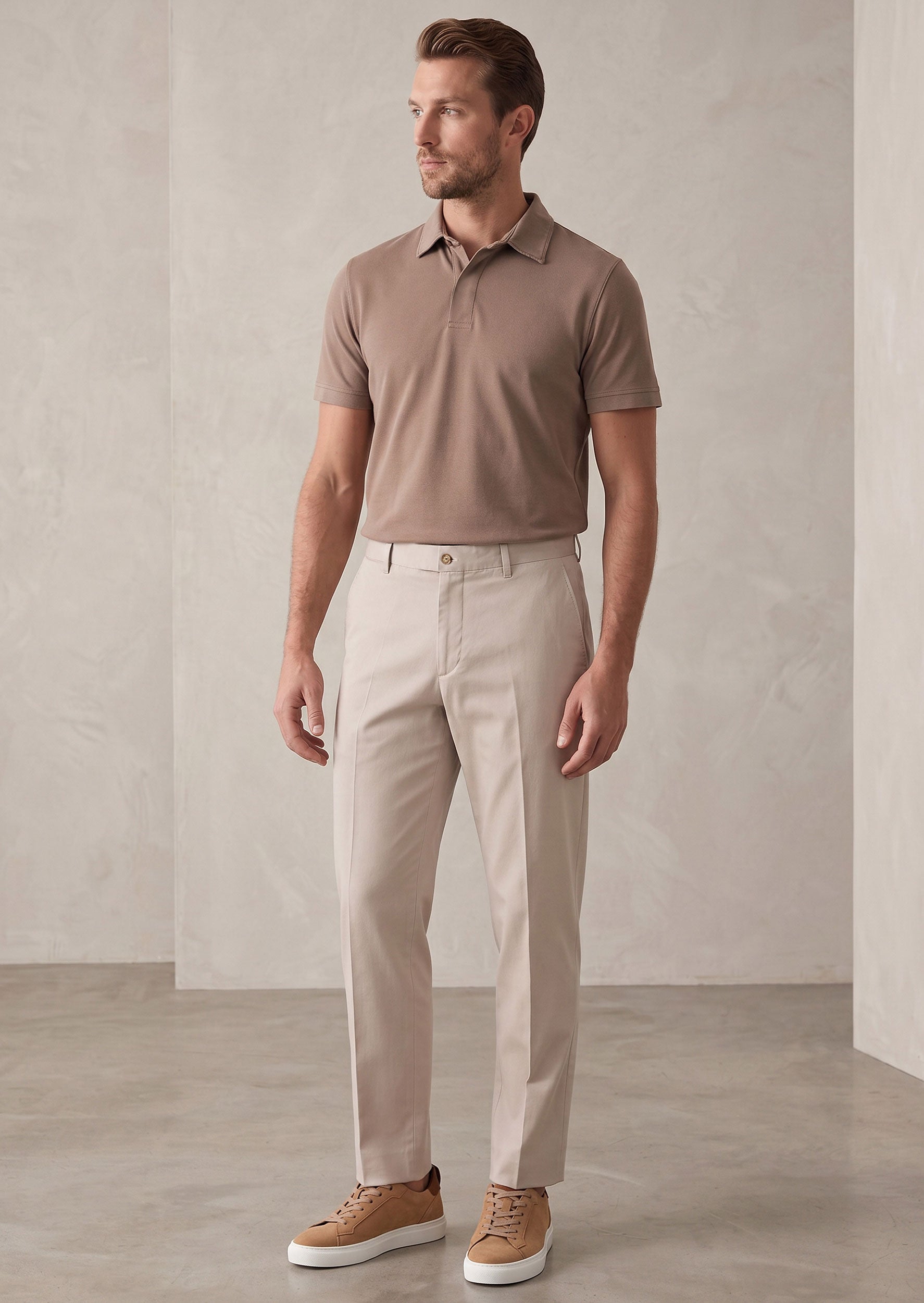 Brown Polo T-Shirt