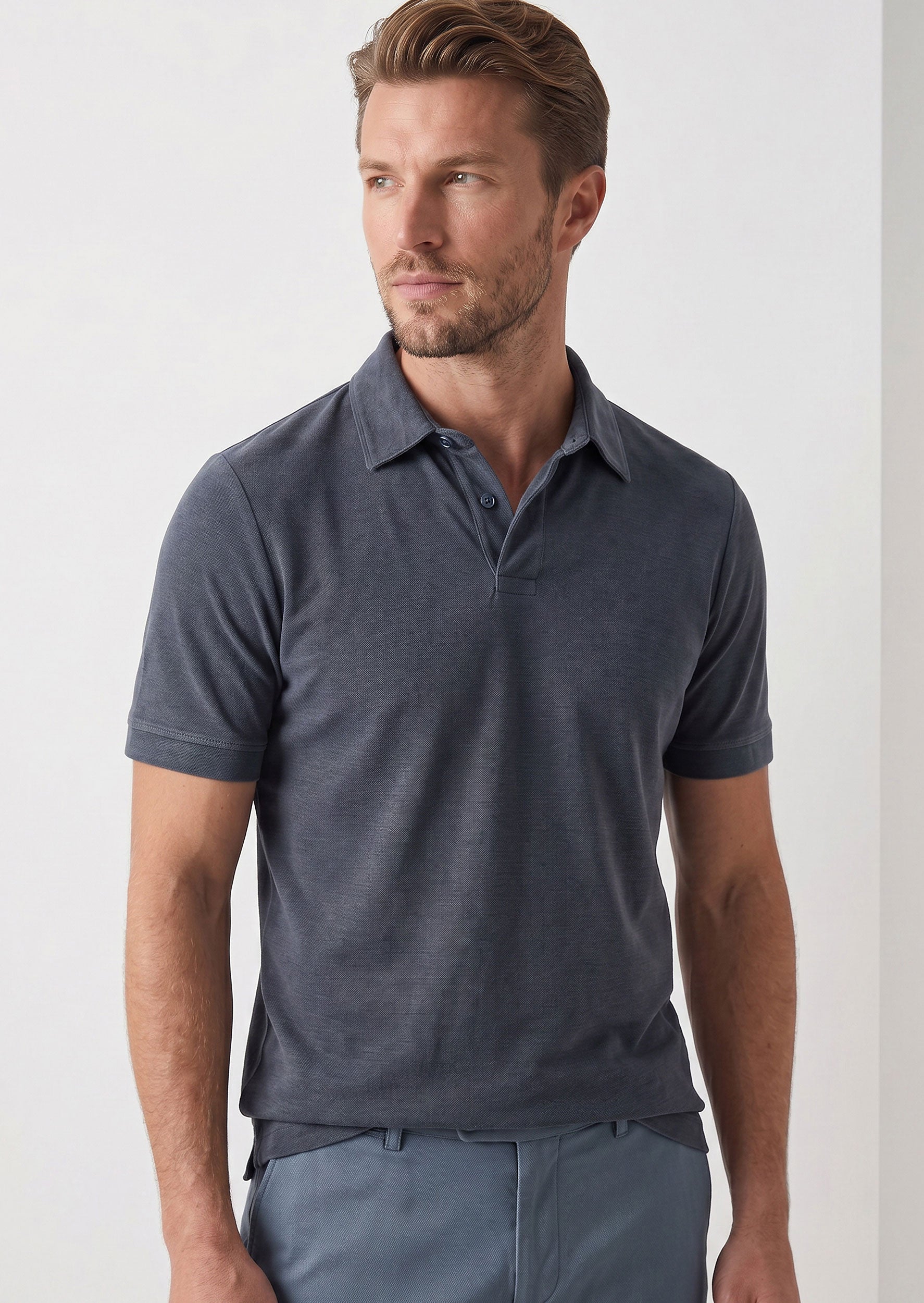 Navy Polo T-Shirt