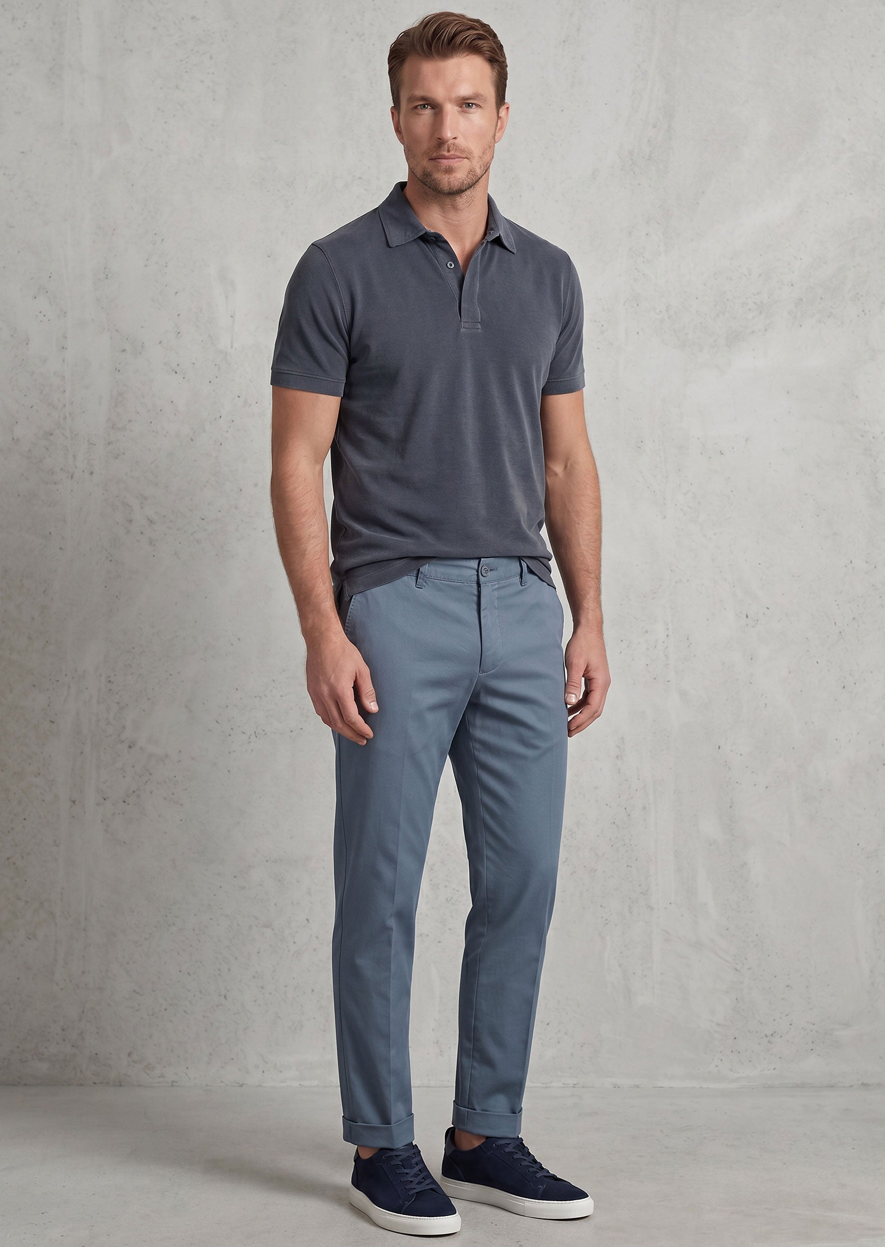 Navy Polo T-Shirt