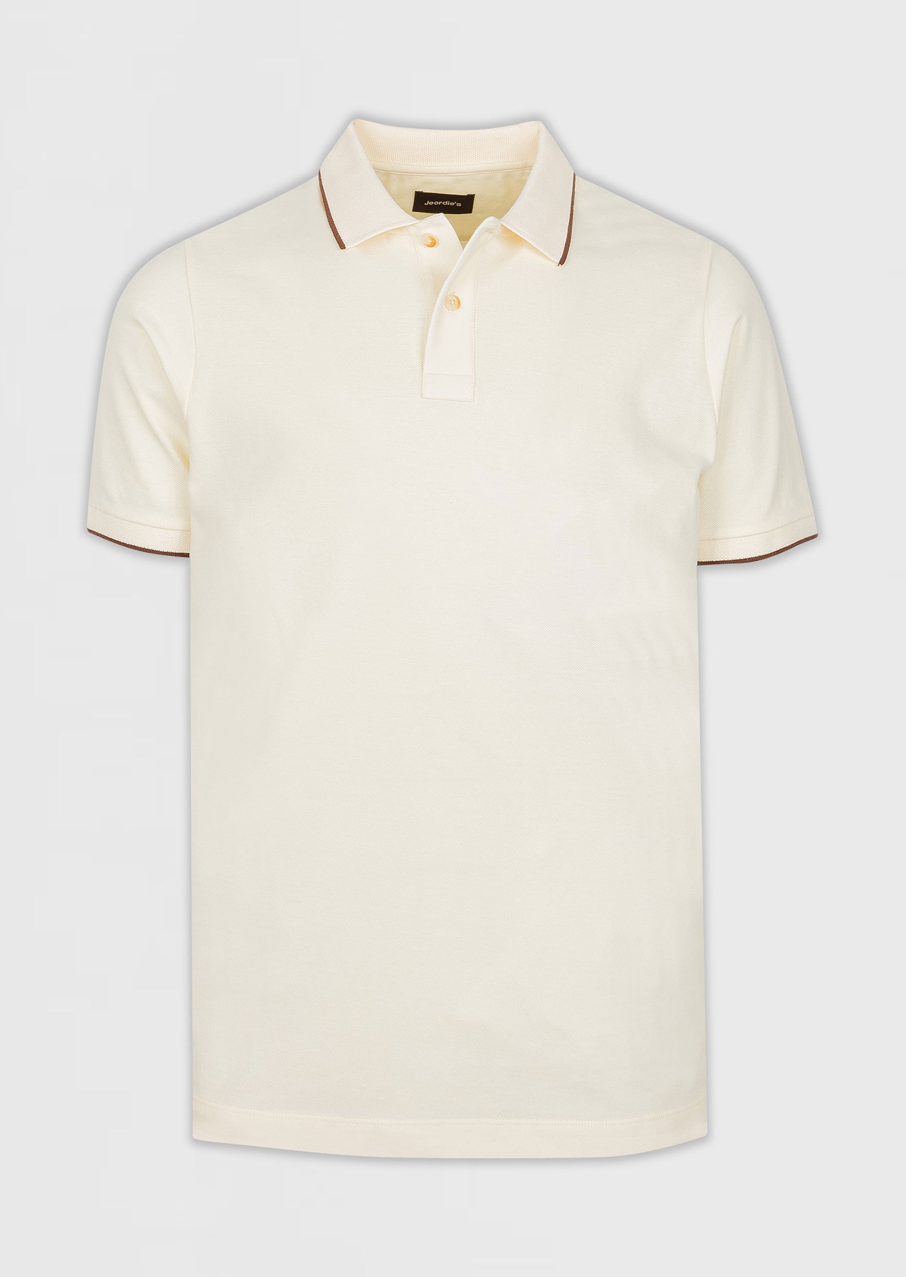 Cream Polo T-Shirt