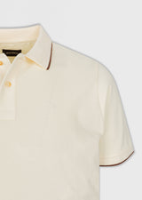 Cream Polo T-Shirt