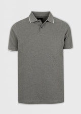 Anthracite Melange Polo T-Shirt
