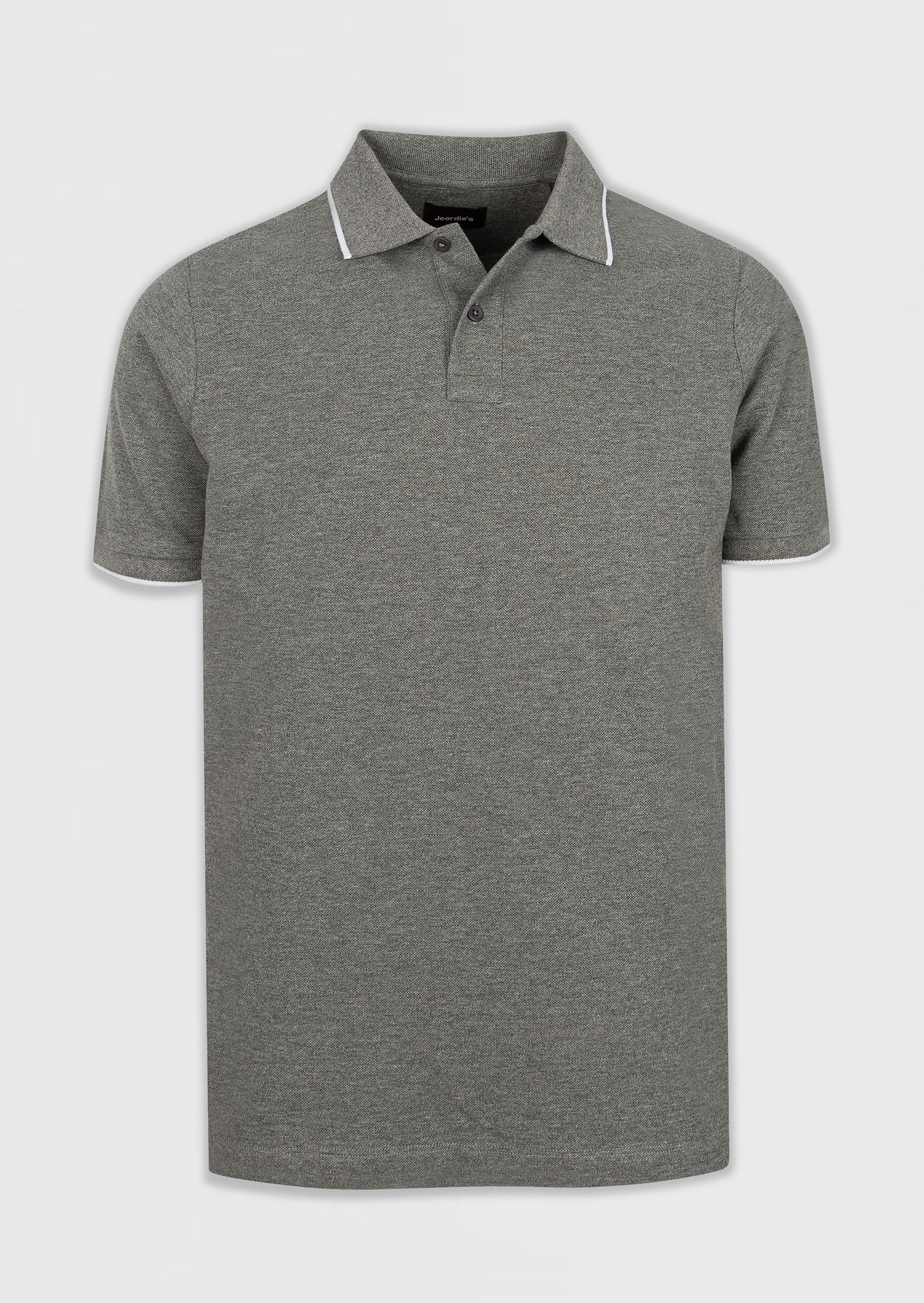Anthracite Melange Polo T-Shirt