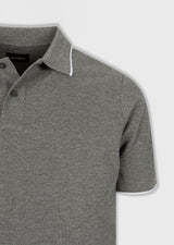 Anthracite Melange Polo T-Shirt