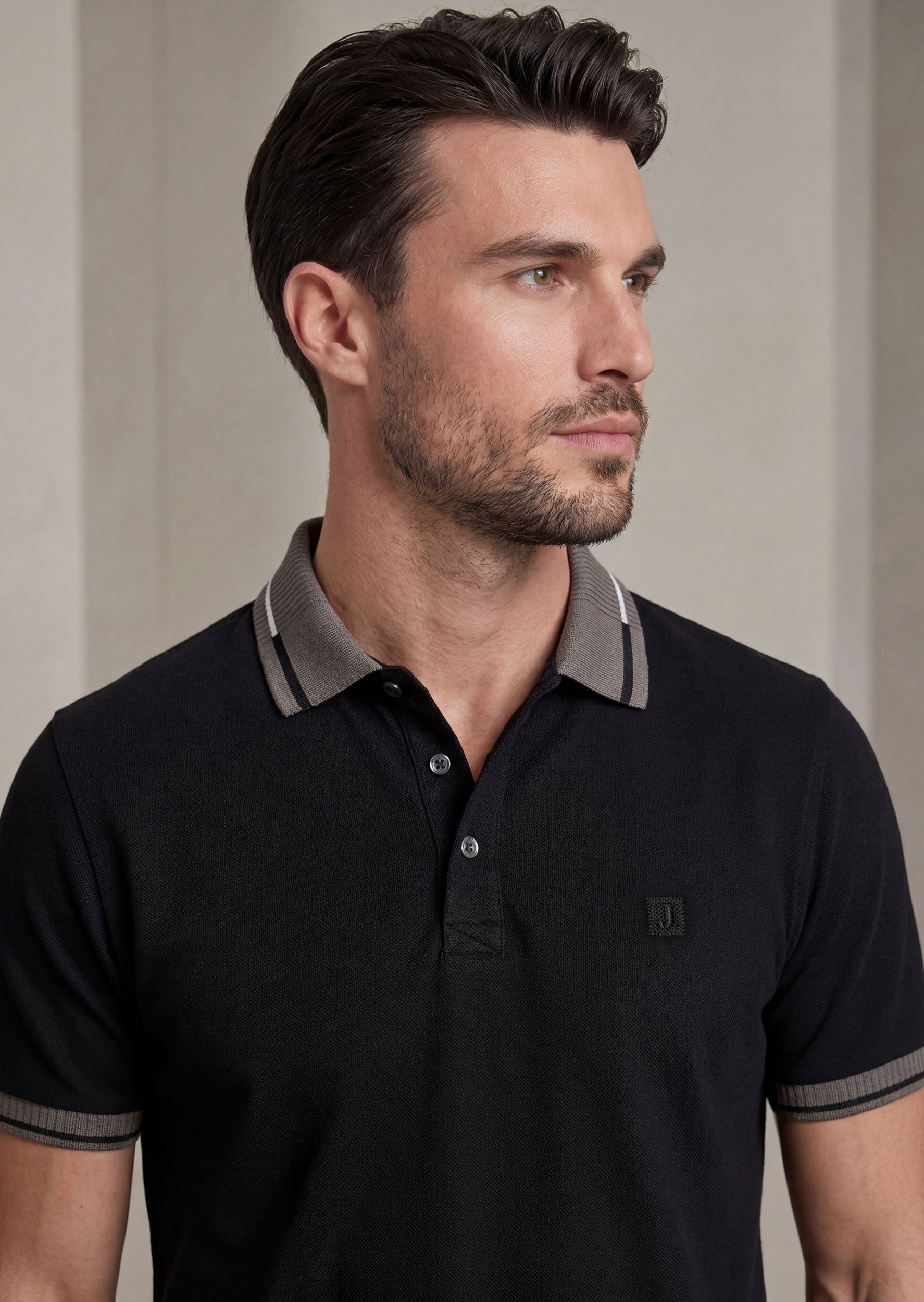 Black Polo T-Shirt