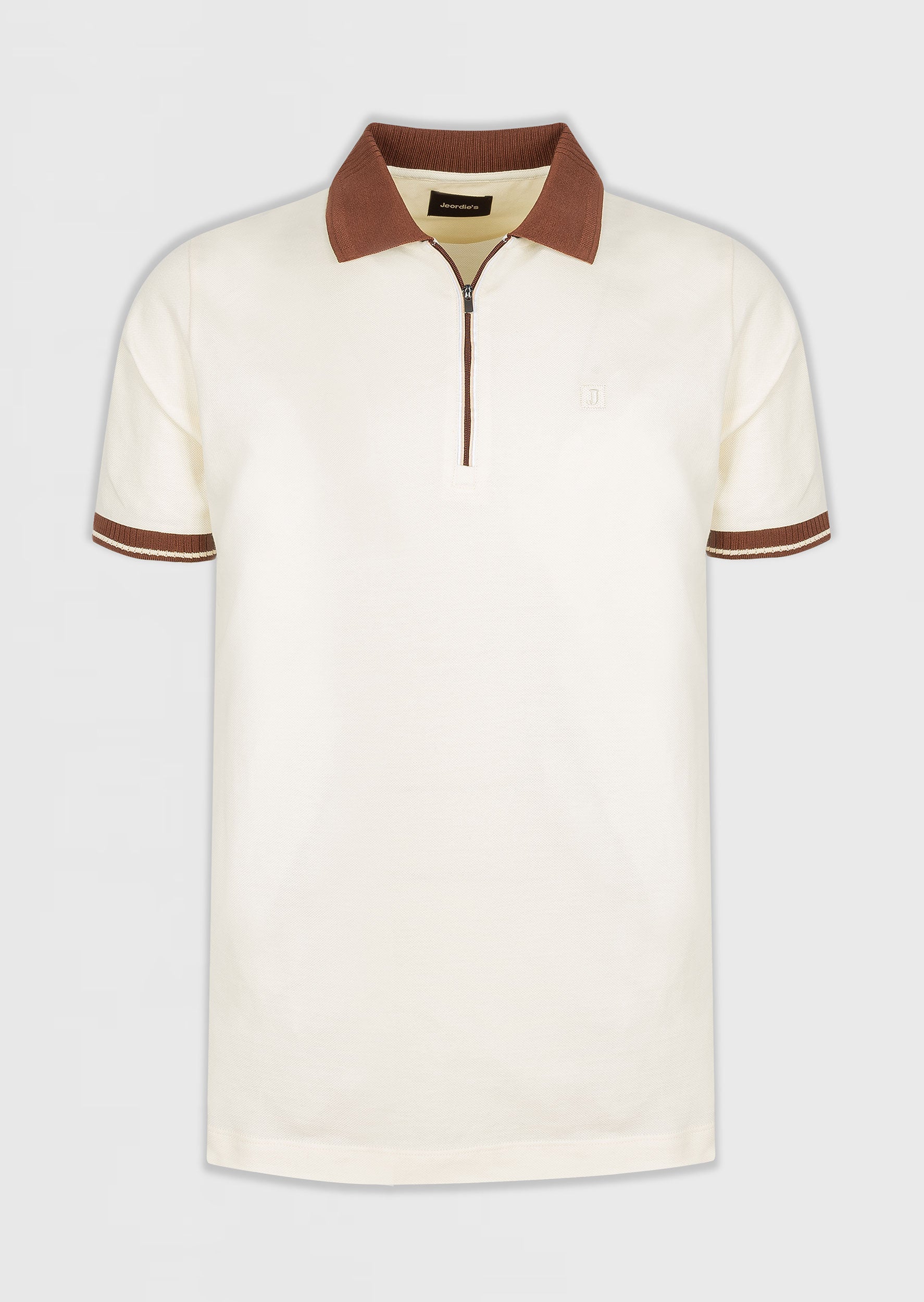 Cream Polo T-Shirt