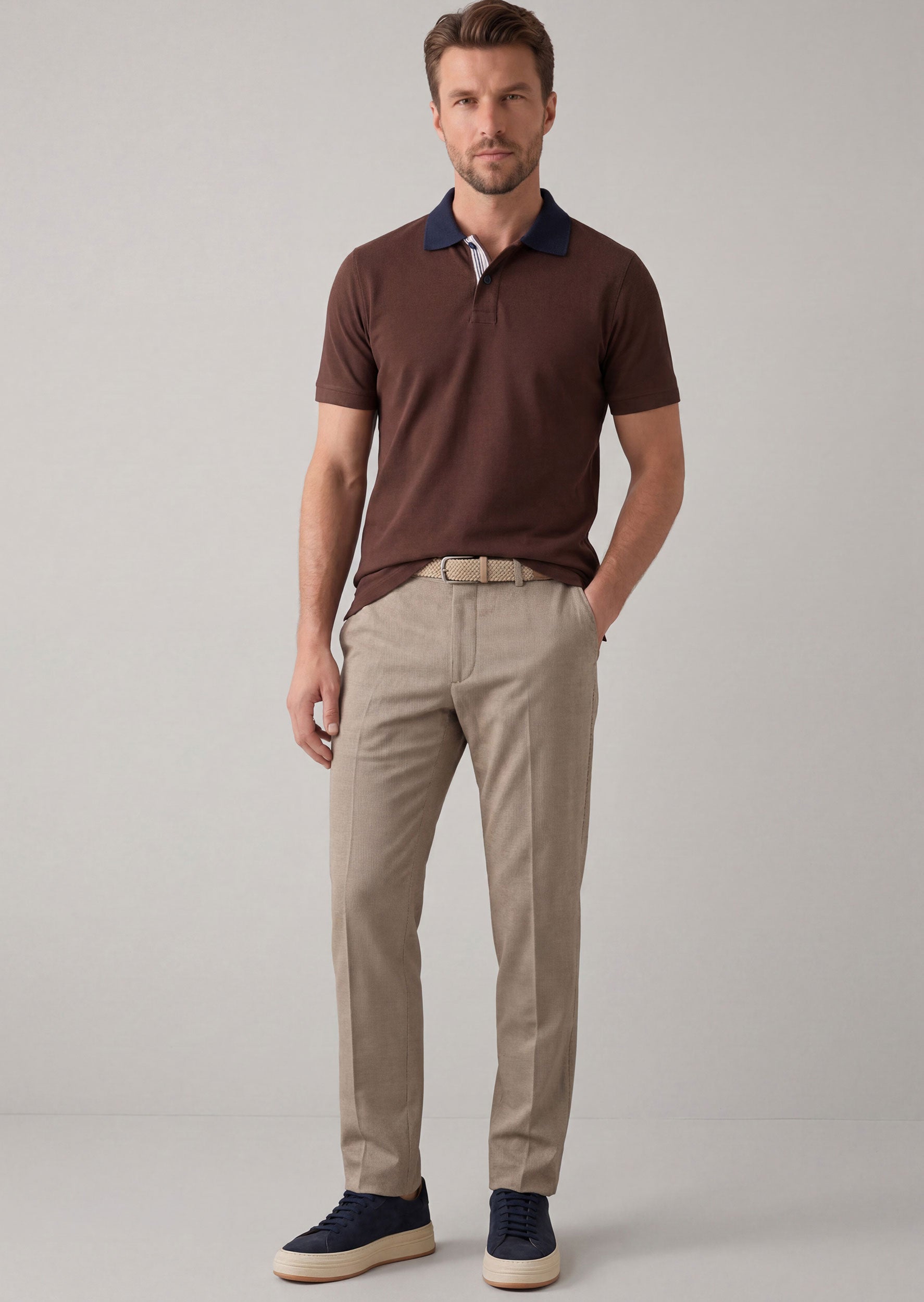 Brown Polo T-Shirt