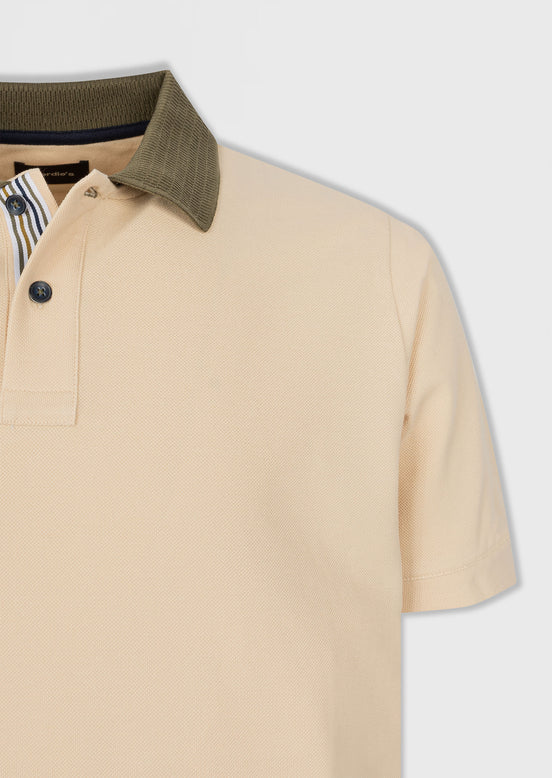 Beige Polo T-Shirt