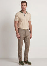 Beige Polo T-Shirt