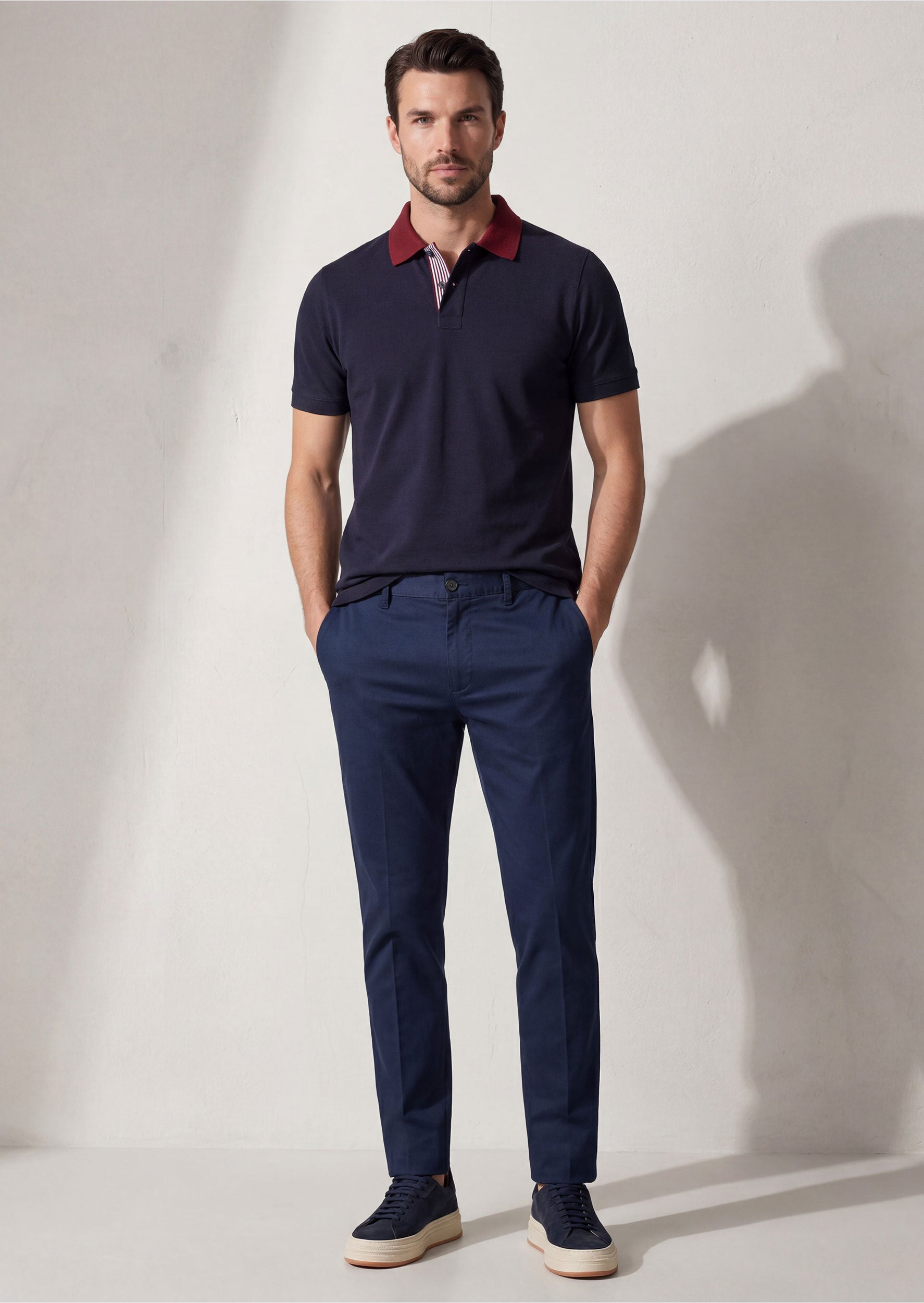 Navy Polo T-Shirt