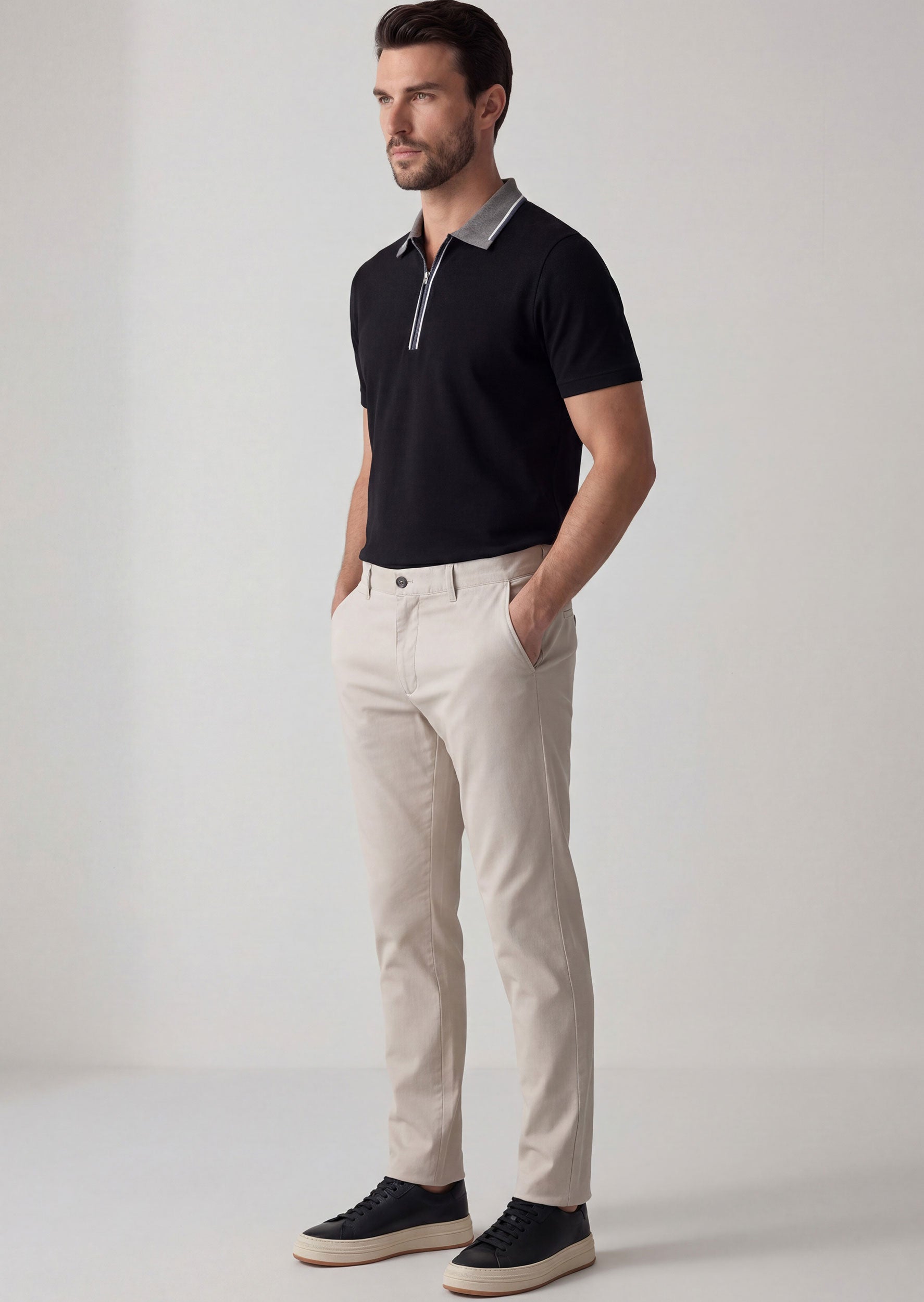 Black Polo T-Shirt