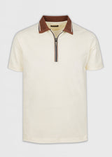 Cream Polo T-Shirt