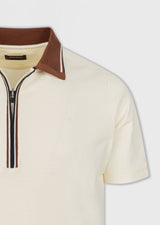 Cream Polo T-Shirt