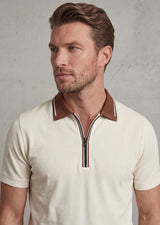 Cream Polo T-Shirt