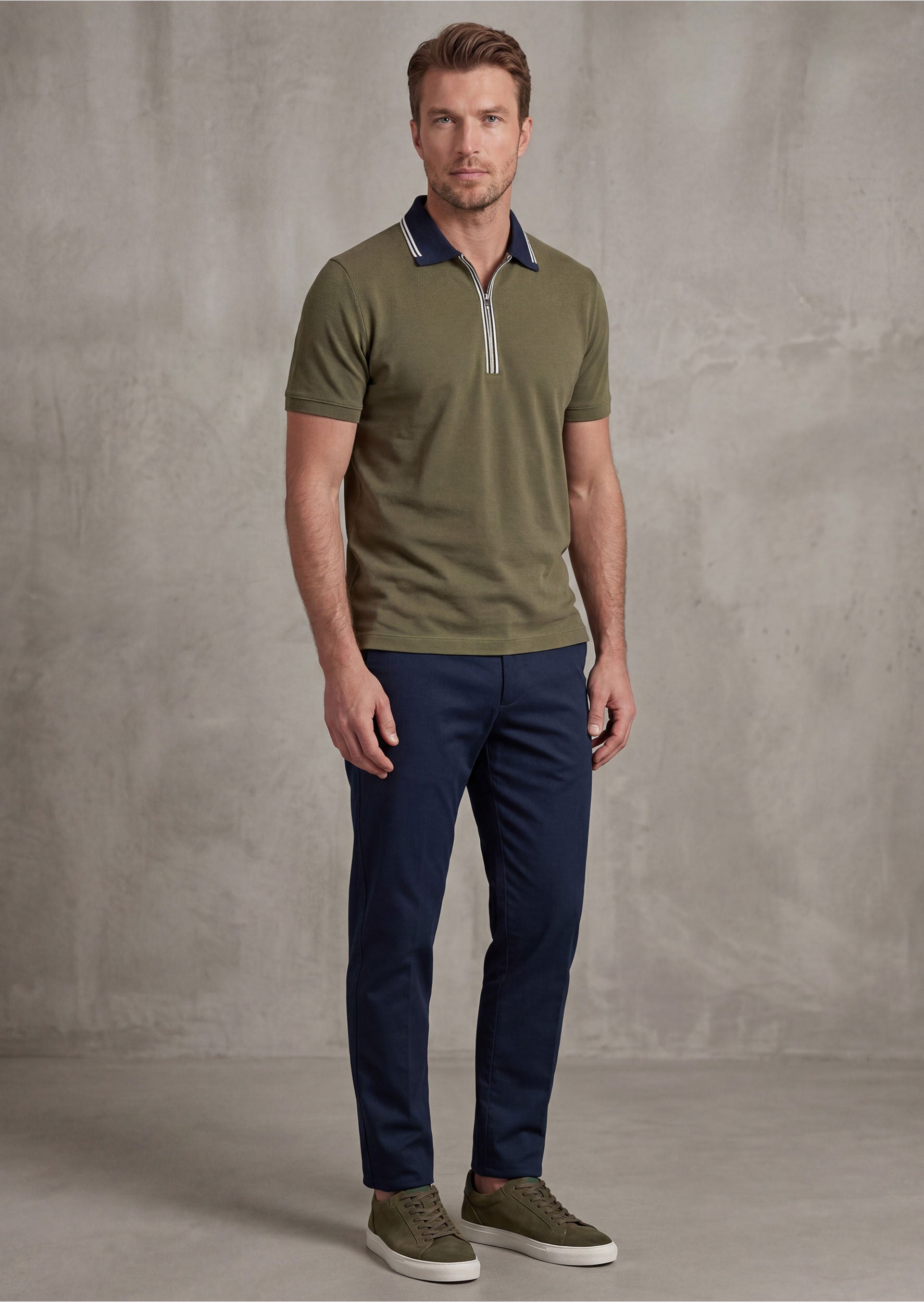 Khaki Polo T-Shirt