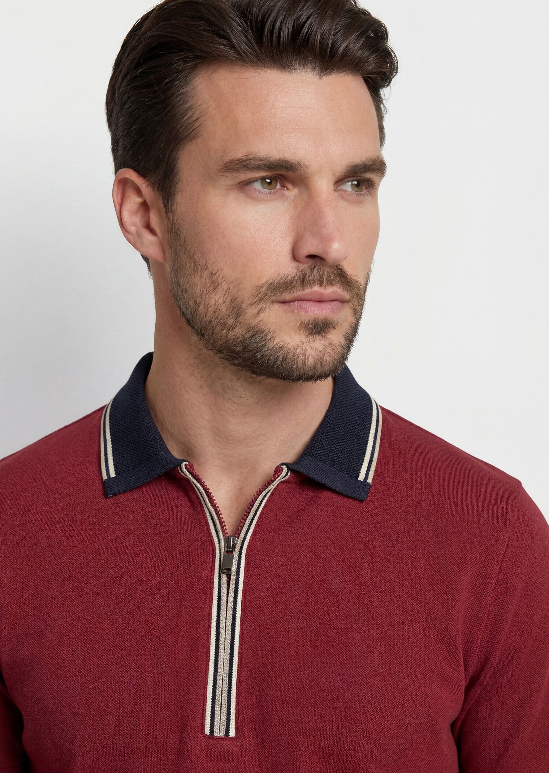 Burgundy Polo T-Shirt