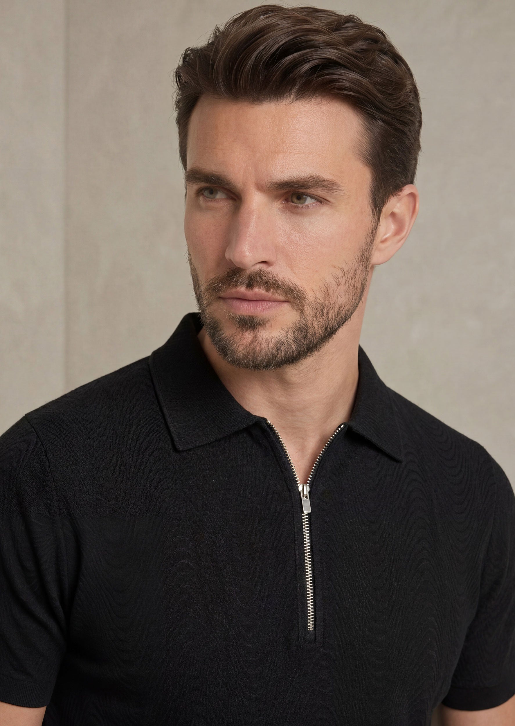 Black Polo T-Shirt