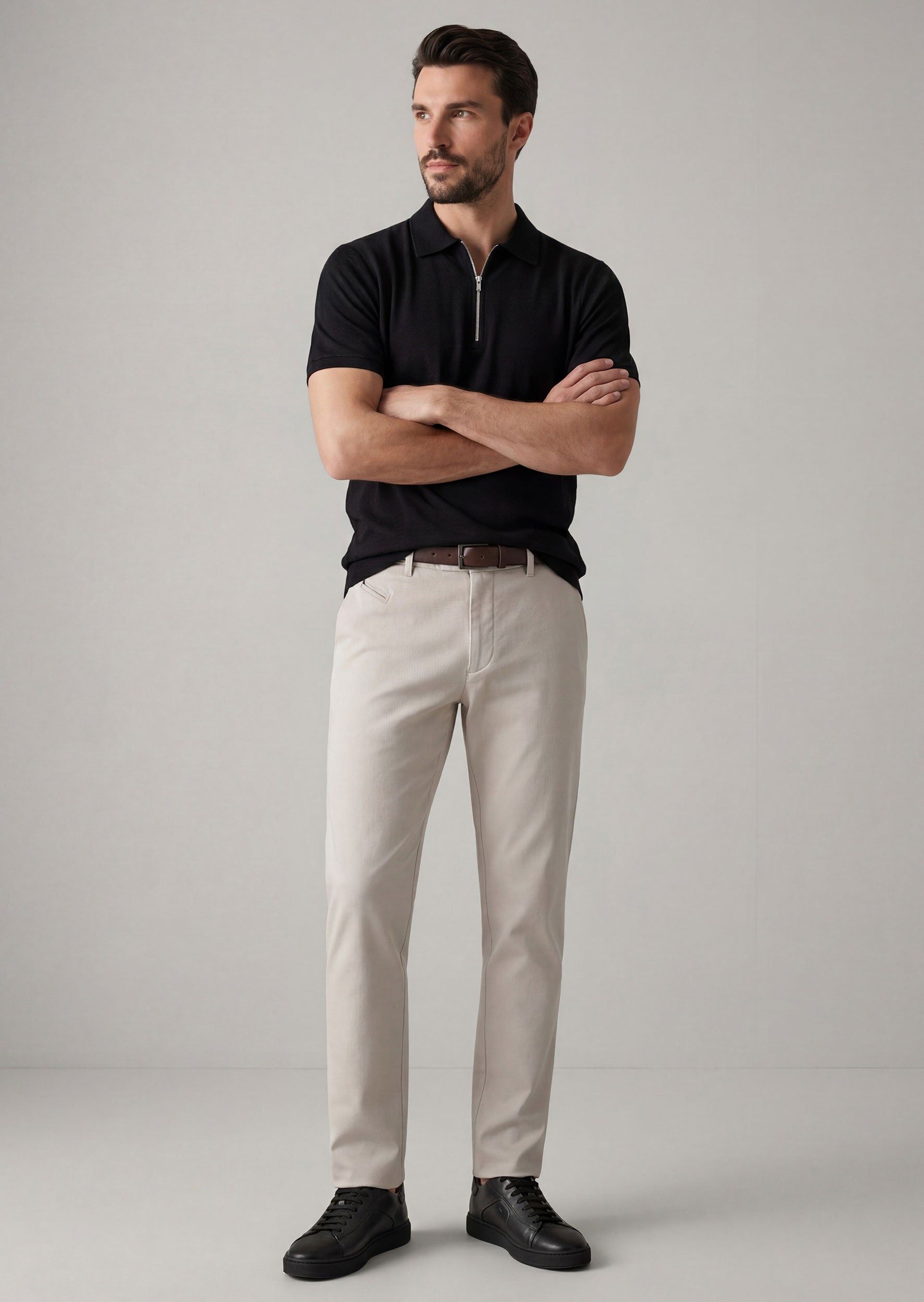 Black Polo T-Shirt