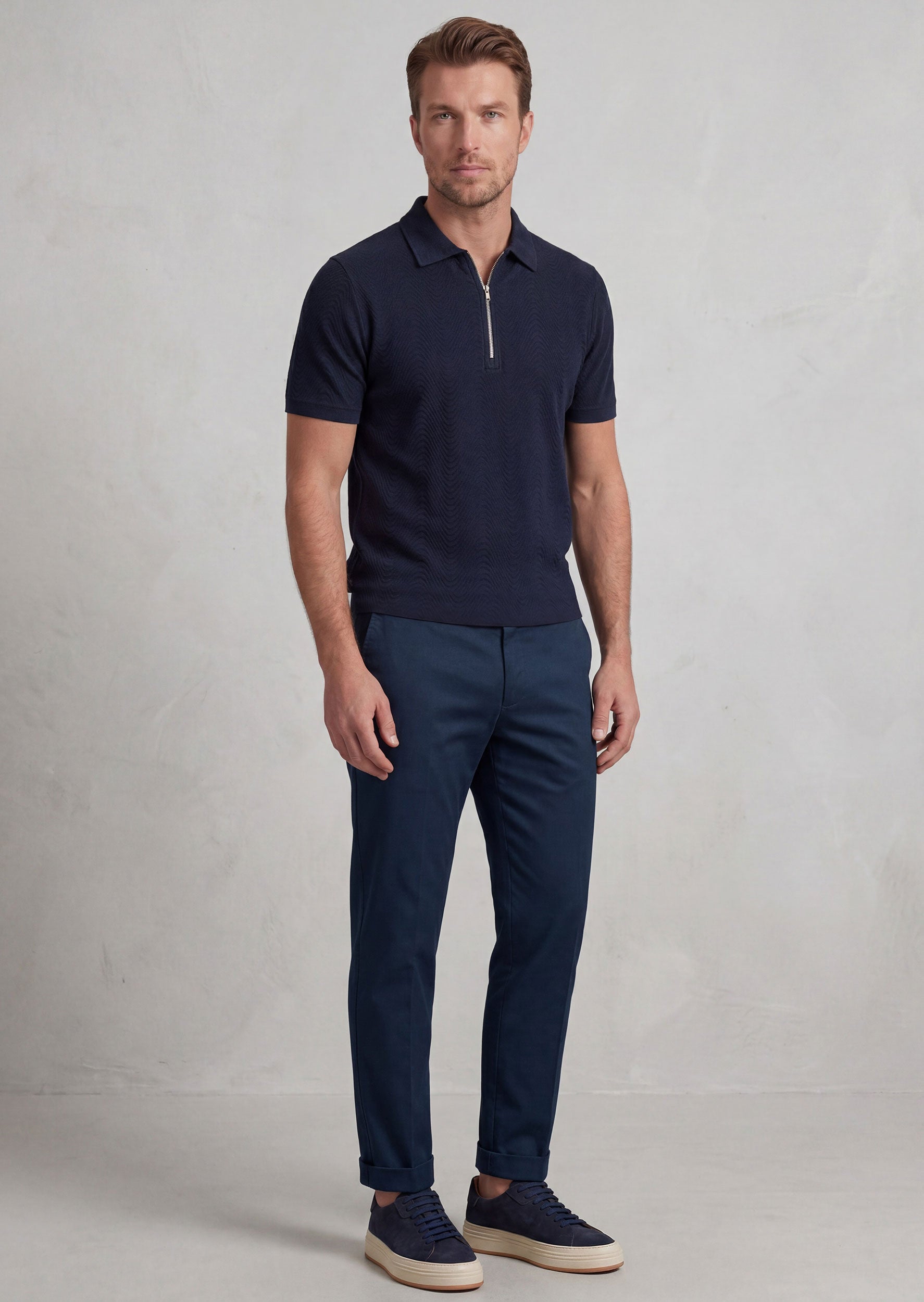 Navy Polo T-Shirt