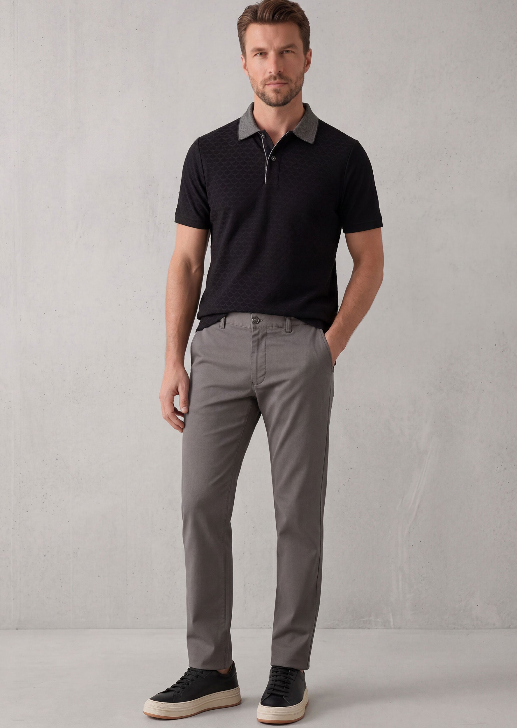 Black Polo T-Shirt