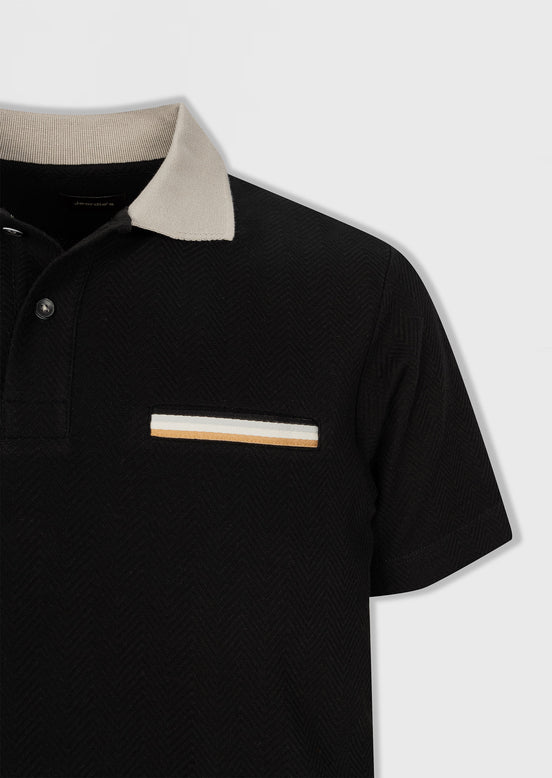 Black Polo T-Shirt