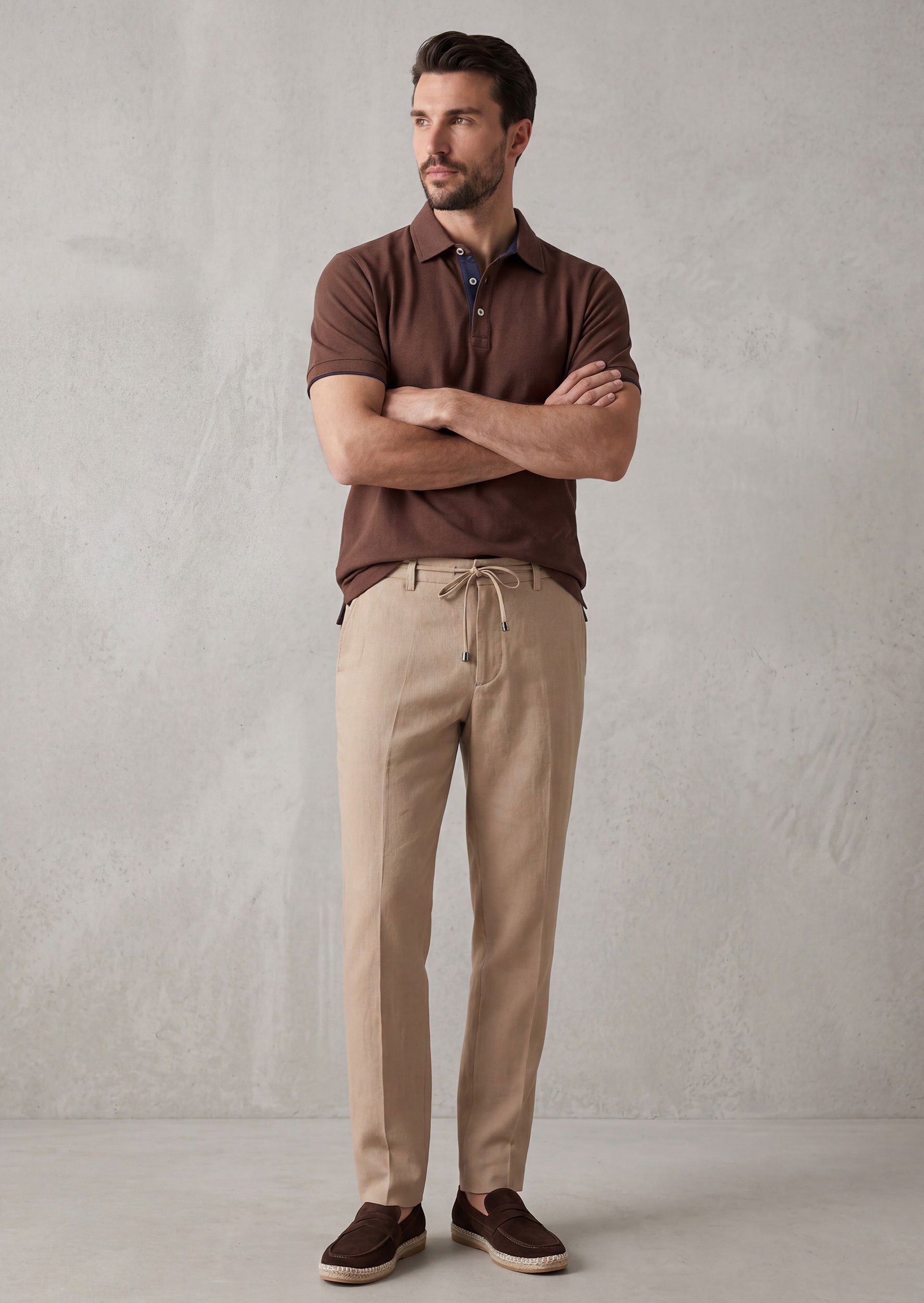 Brown Polo T-Shirt