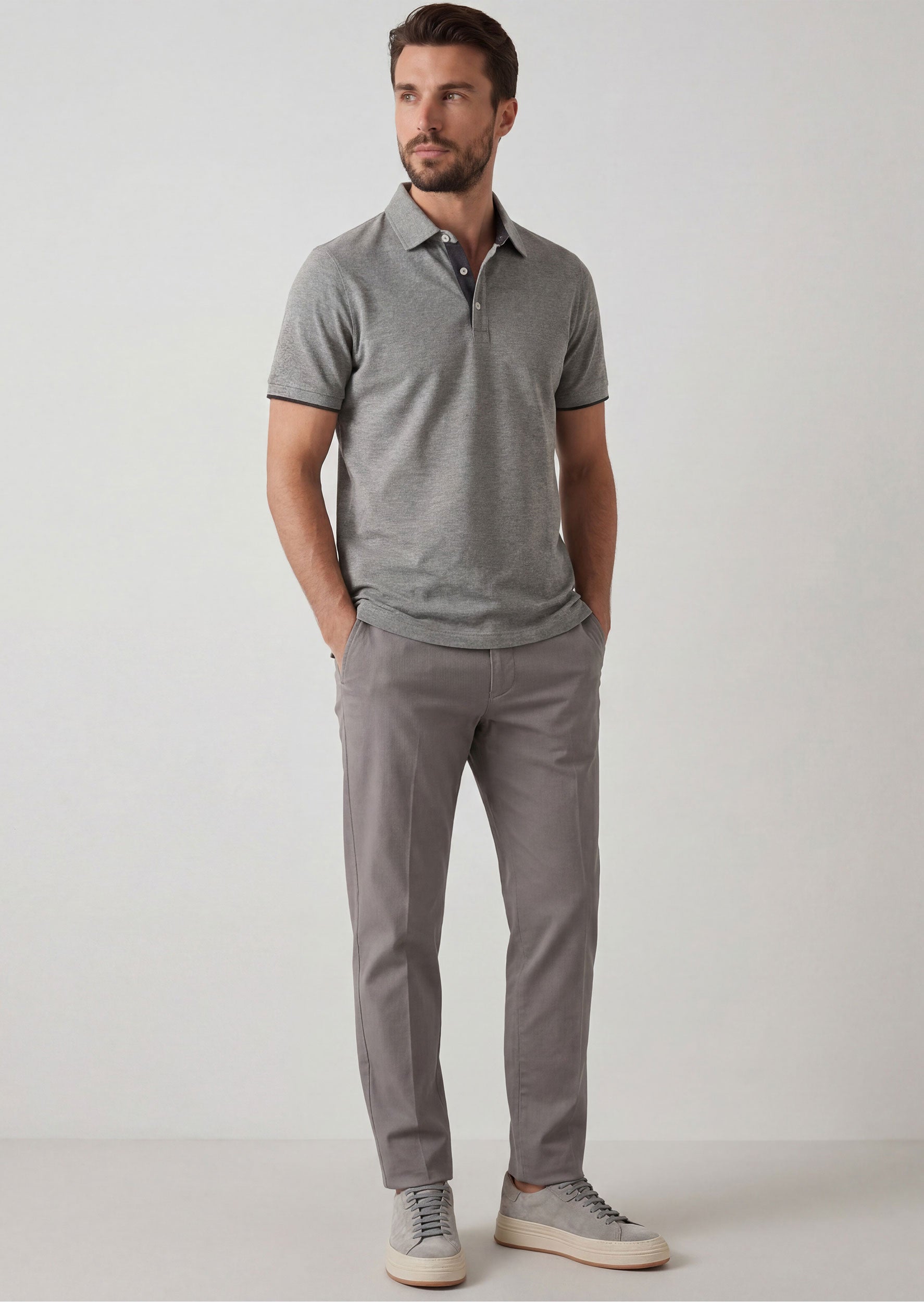 Anthracite Polo T-Shirt