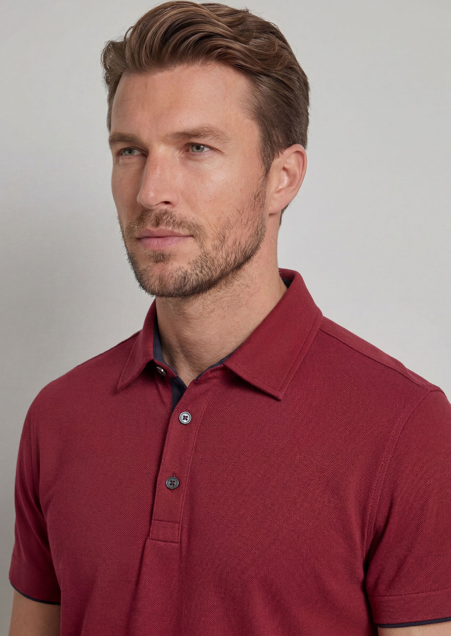 Burgundy Polo T-Shirt