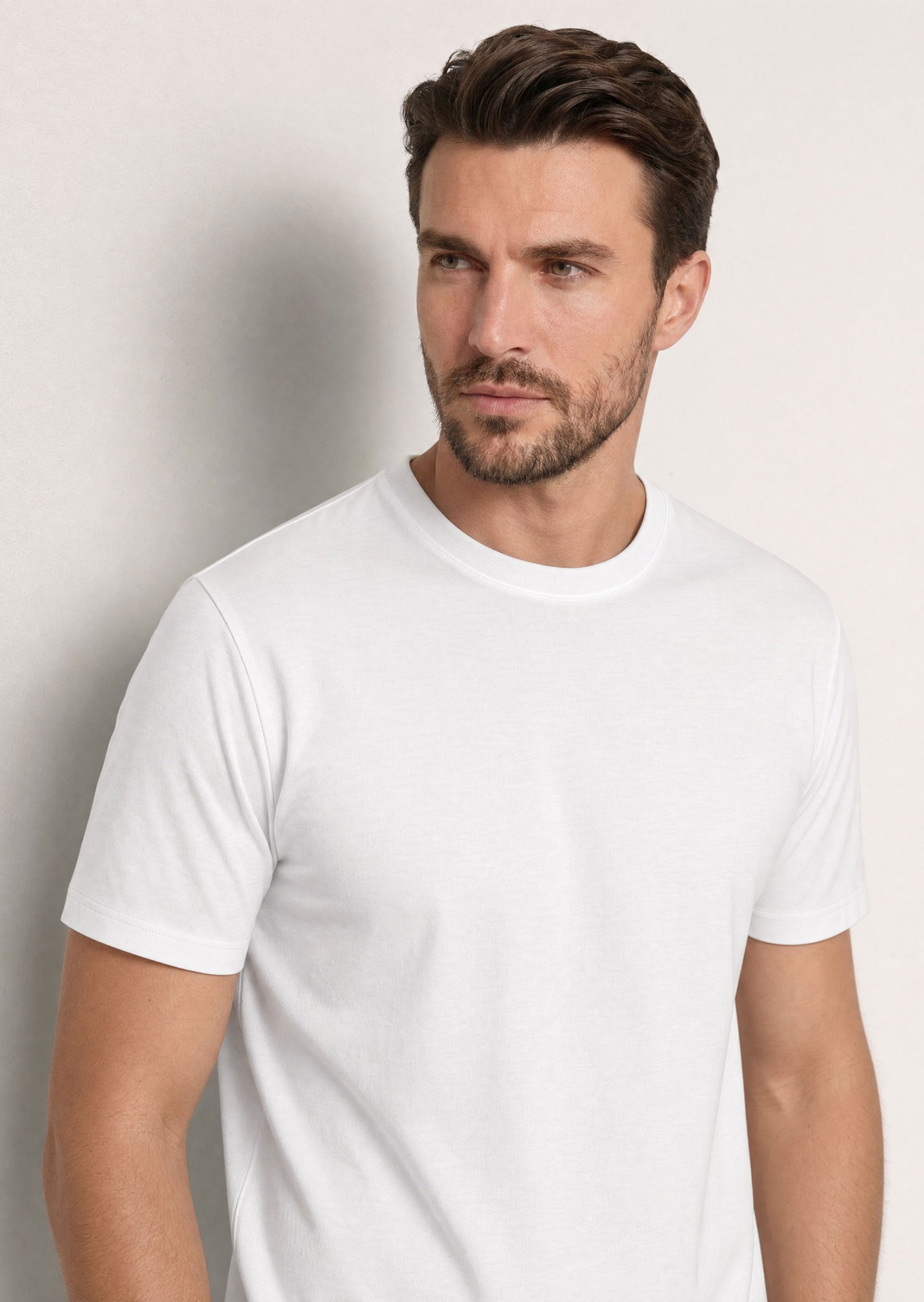 White Crew Neck T-shirt