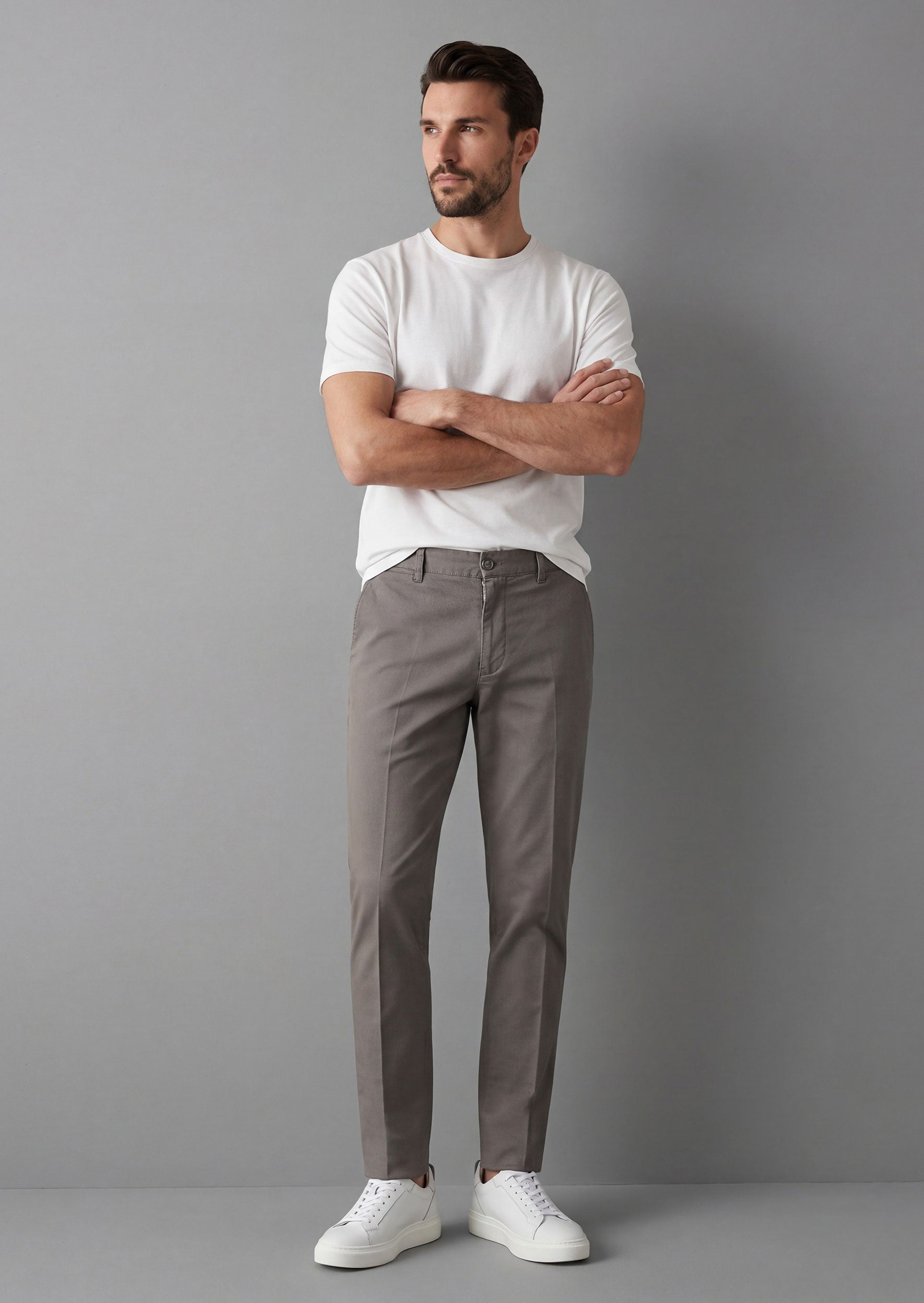 White Crew Neck T-shirt