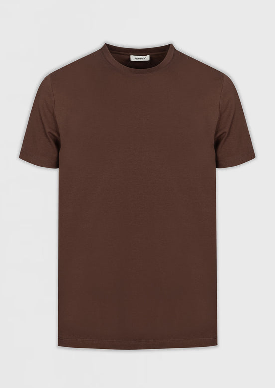 Brown Crew Neck T-shirt