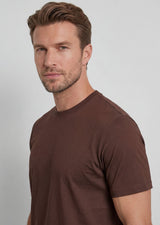 Brown Crew Neck T-shirt