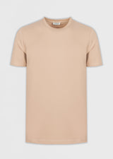 Beige Crew Neck T-shirt