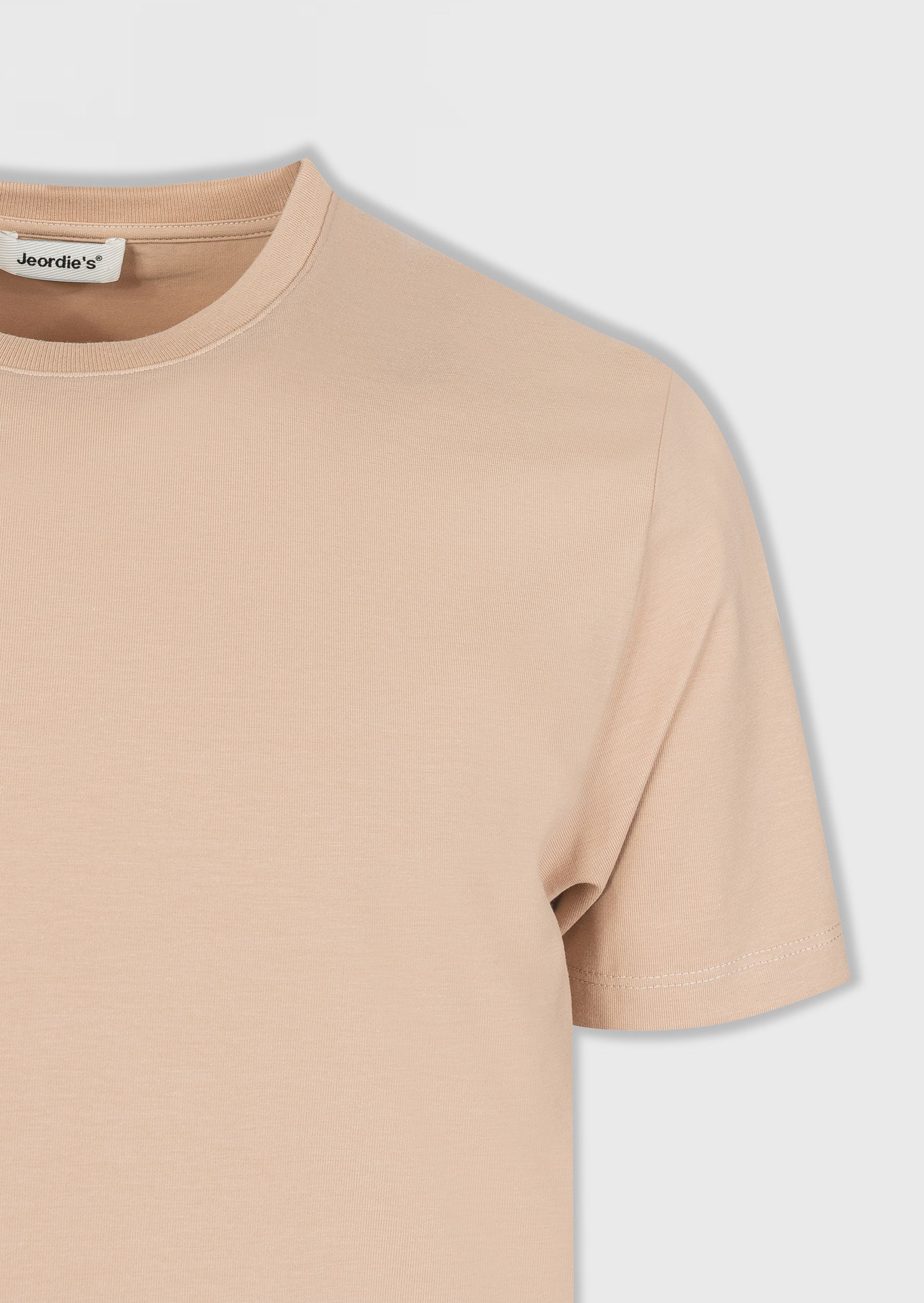 Beige Crew Neck T-shirt