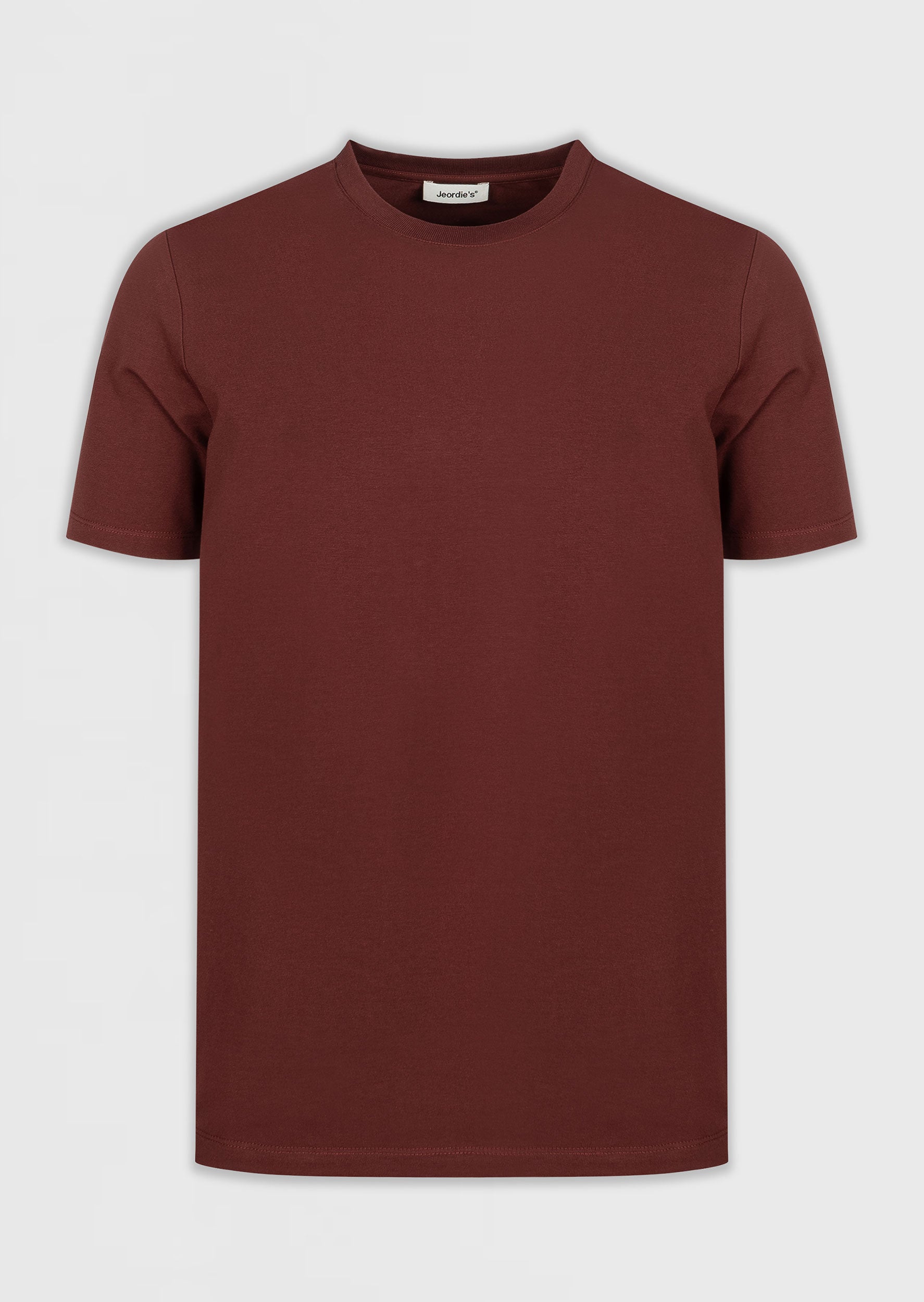 Burgundy Crew Neck T-shirt