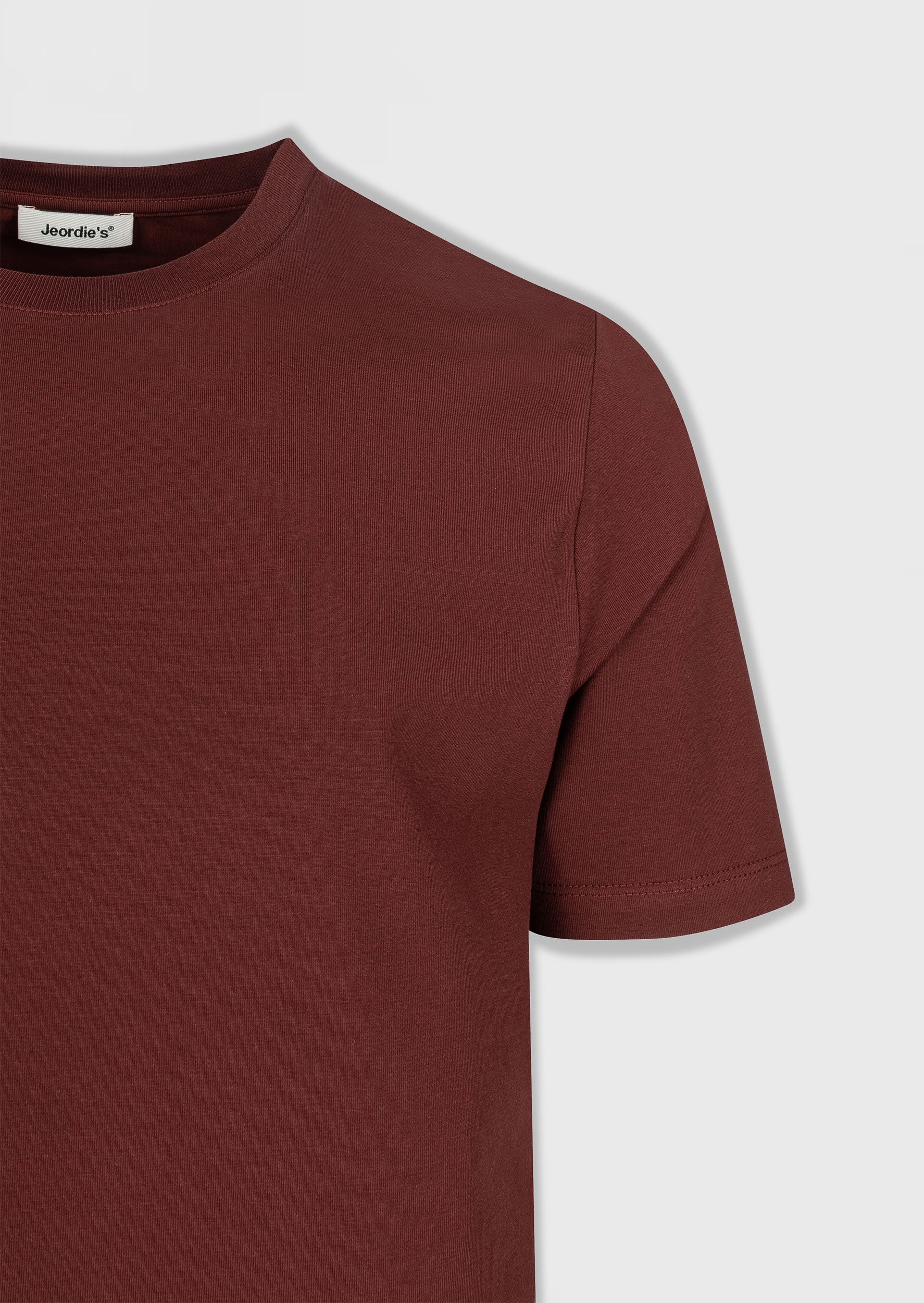Burgundy Crew Neck T-shirt