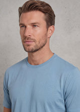 Blue Crew Neck T-shirt