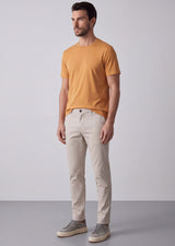 Camel Crew Neck T-shirt